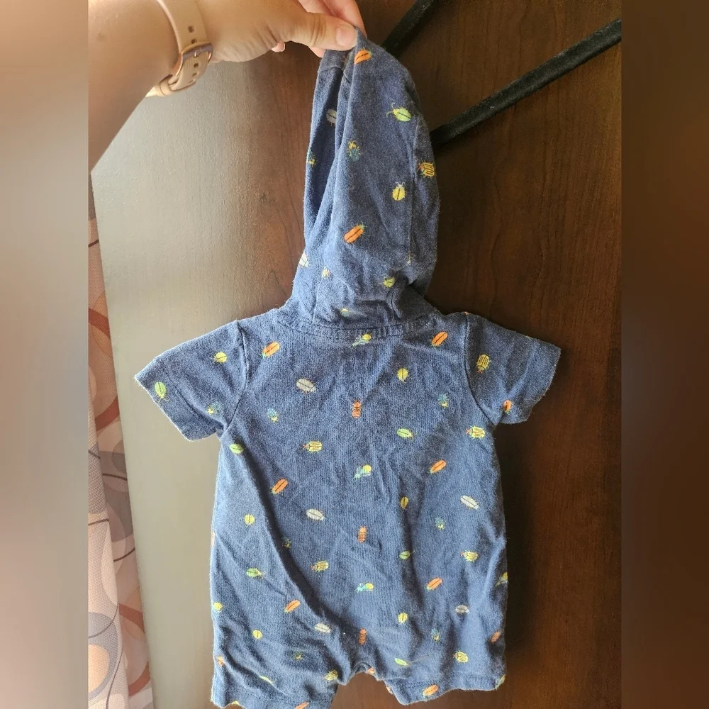 Carter's Blue and Yellow Romper